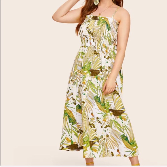 torrid Dresses & Skirts - HOST PICK Plus Size Tropical Floral Smocked Midi Dress